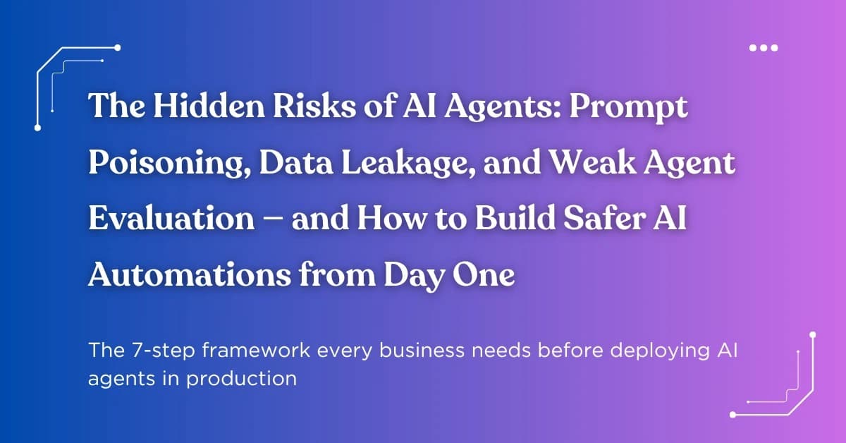 AI Agent Security Risks: The 7-Step Safety Framework for 2026