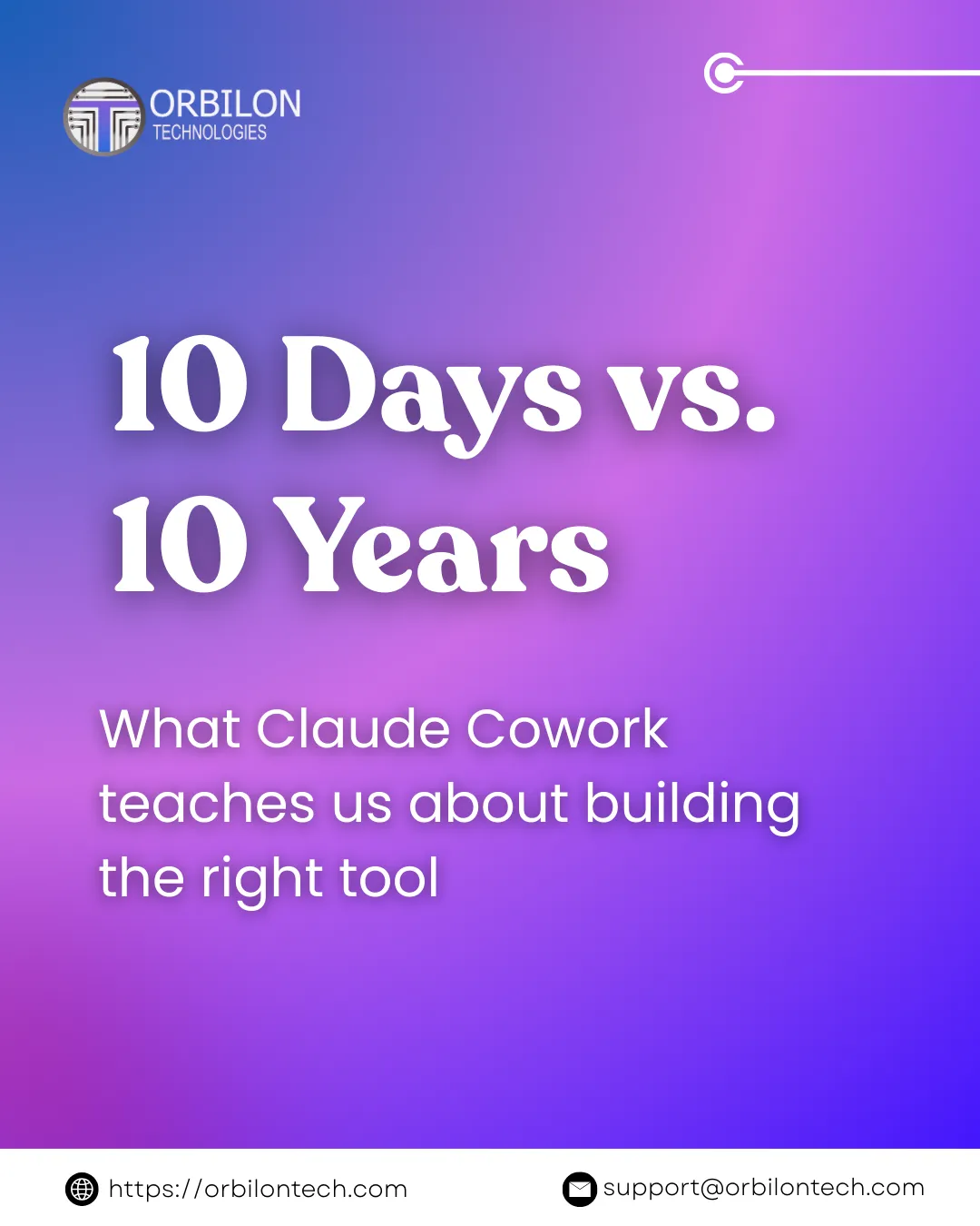 10 Days vs. 10 Years: What Claude Cowork Teaches Us About Building the Right Tool