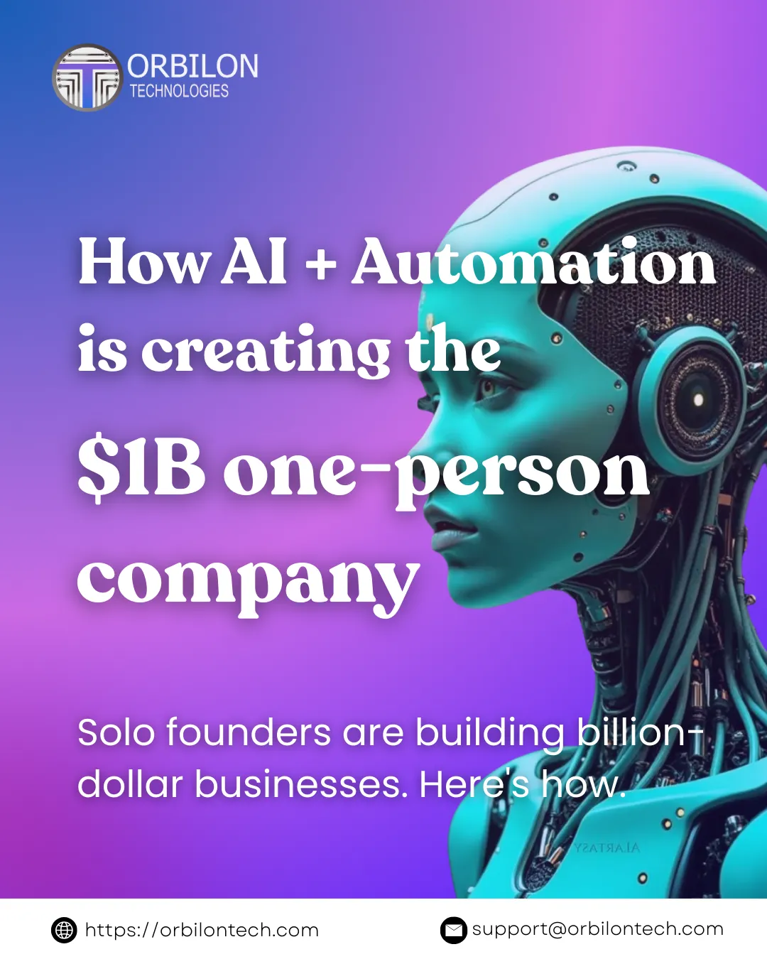 How AI + Automation is Creating the $1B One-Person Company | Orbilon Tech
