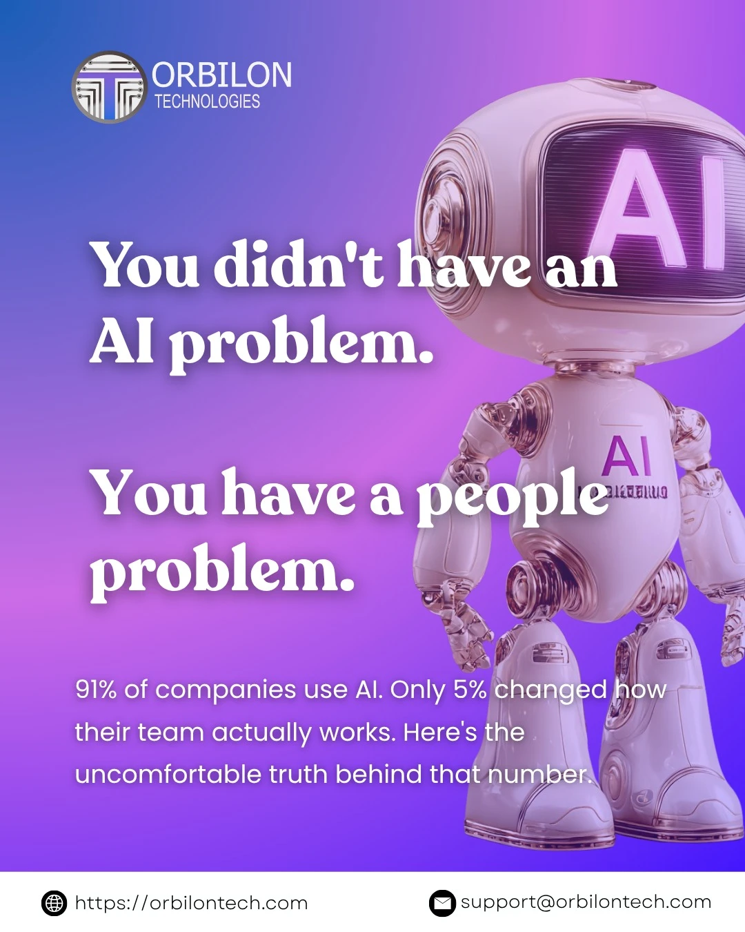 Why AI Projects Fail: You Don’t Have an AI Problem in 2026?